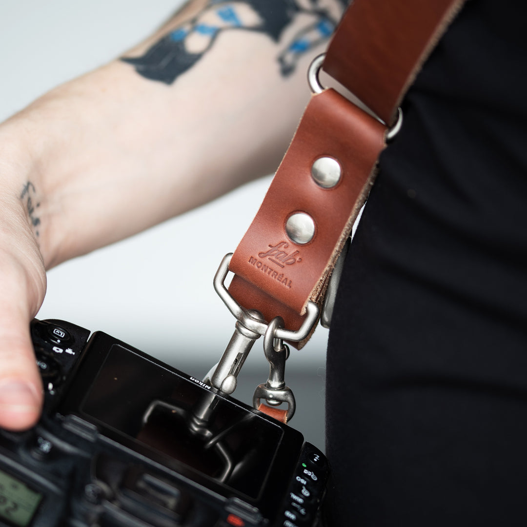 shoulder camera strap, leather shoulder camera strap, sling camera strap, harness camera strap,